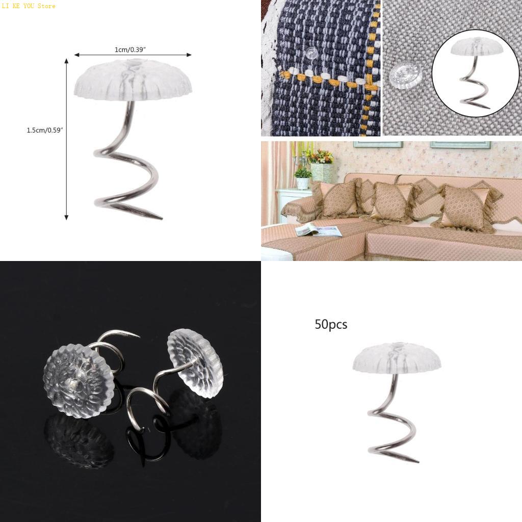 Head Pin Assorted - W3JE 50 Chiếc Chân Xoắn Giường