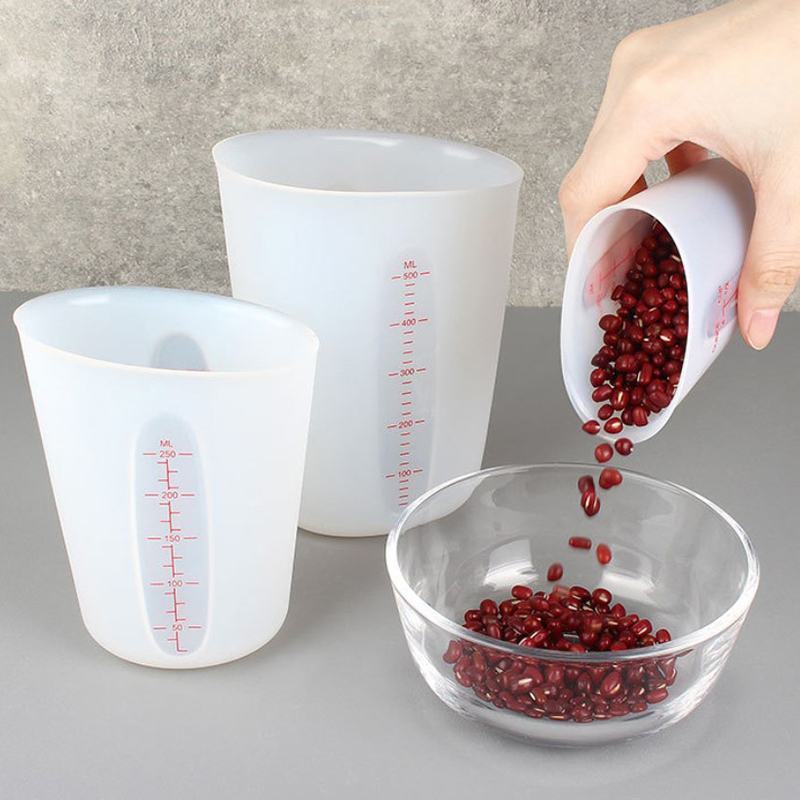 Jewelry Making Glue - 125/250/500ml Silicone Measuring Cup Tools With