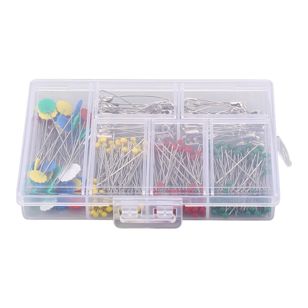 Head Pin Assorted - 400pcs Bulk Sewing Pins Set Multicolor