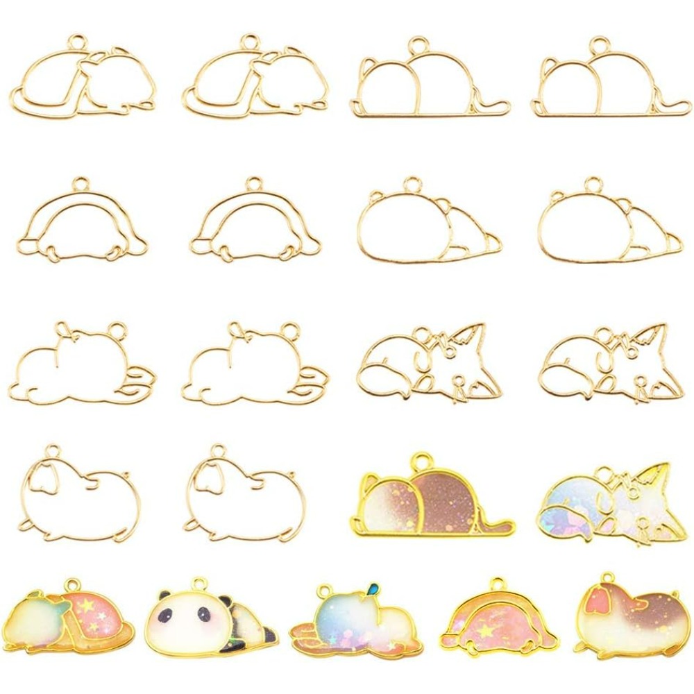 14pcs Hibernator Theme Open Be - đánh giá và giá Jewelry Making Resin