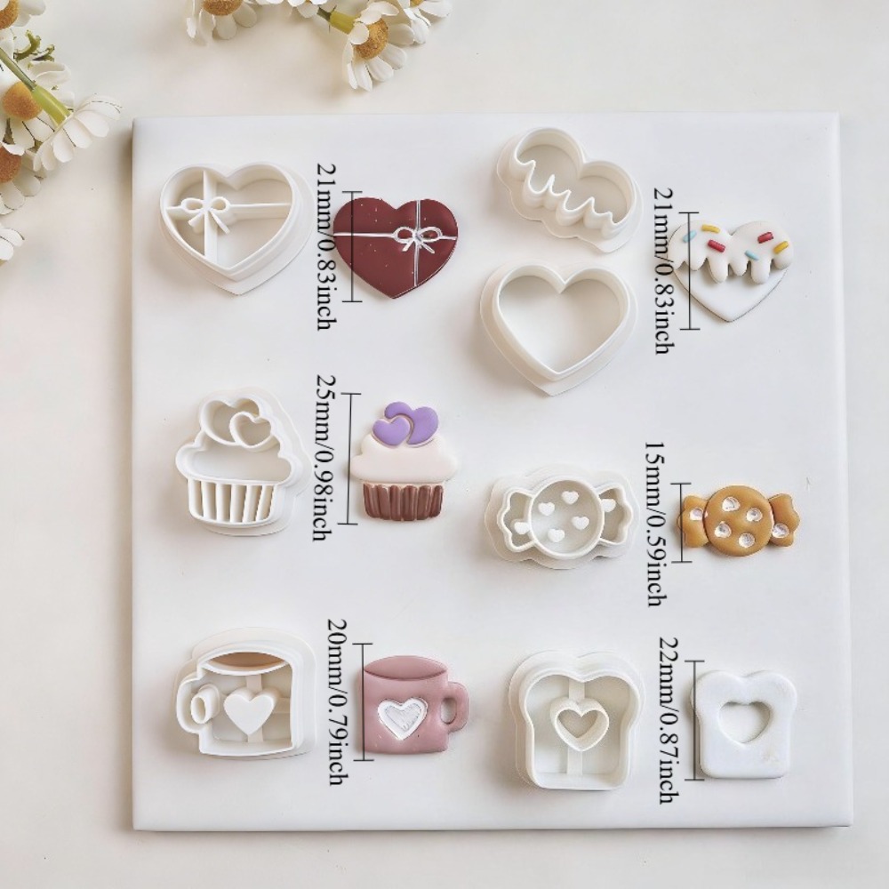 7Pcs Sweet Treats Polymer Clay - đánh giá và giá Jewelry Making Tool Kit