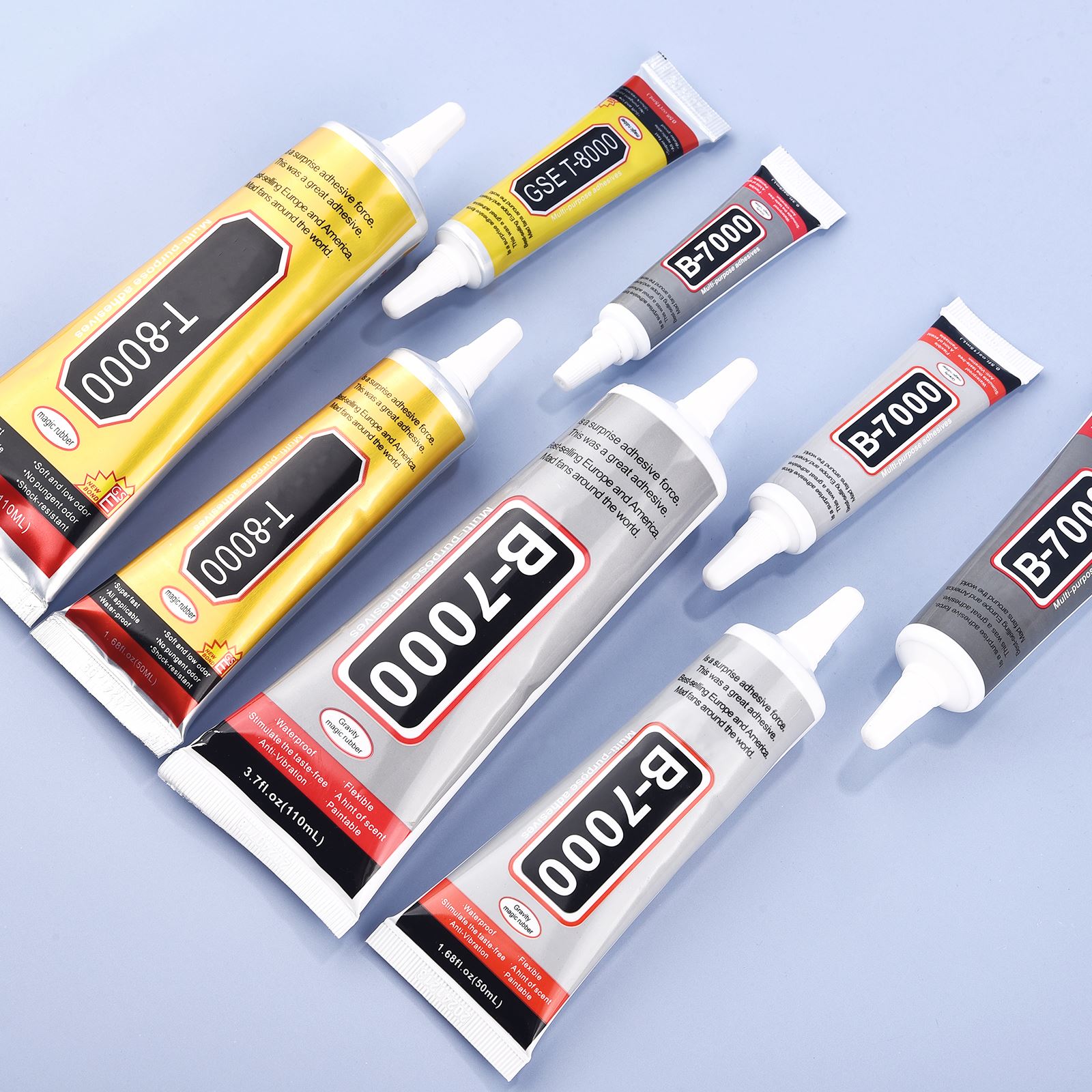 9/15/50/110ml B-7000 Glue T-80 - đánh giá và giá Jewelry Making Glue