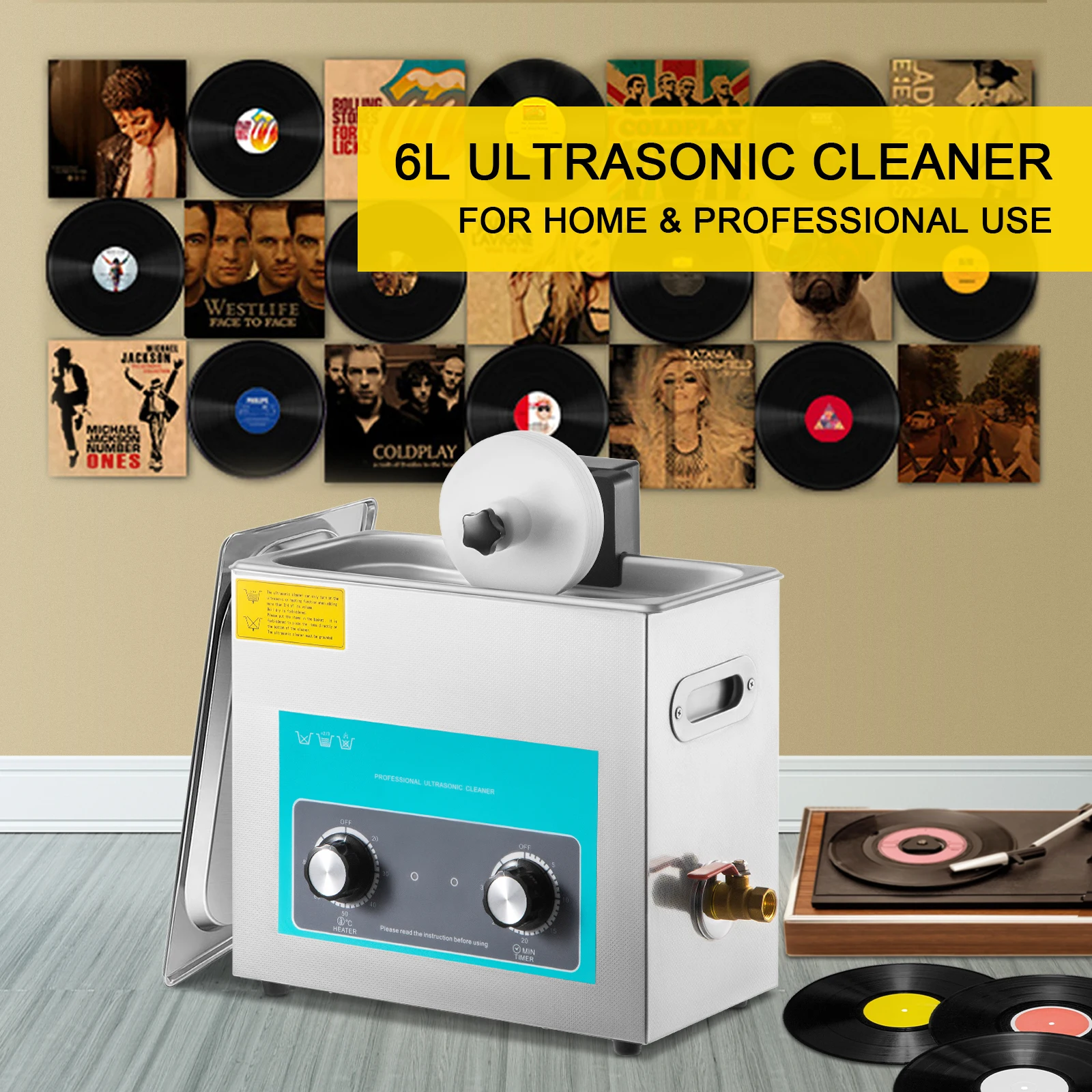 SIHAO 6L Vinyl Record Cleaner  - đánh giá và giá Jewelry Making Equipment