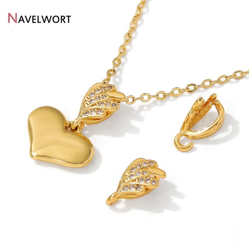 18K Gold Plated Brass With Zir - đánh giá và giá Jewelry Making Pendants