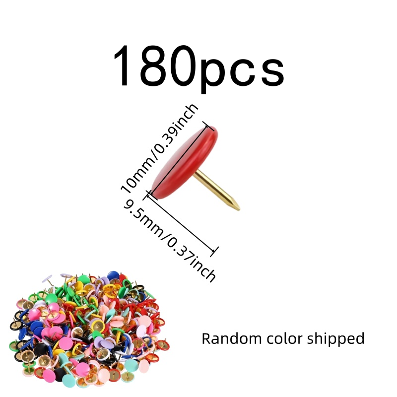 180 pcs Round Head Push Pins,  - đánh giá và giá Head Pin Assorted