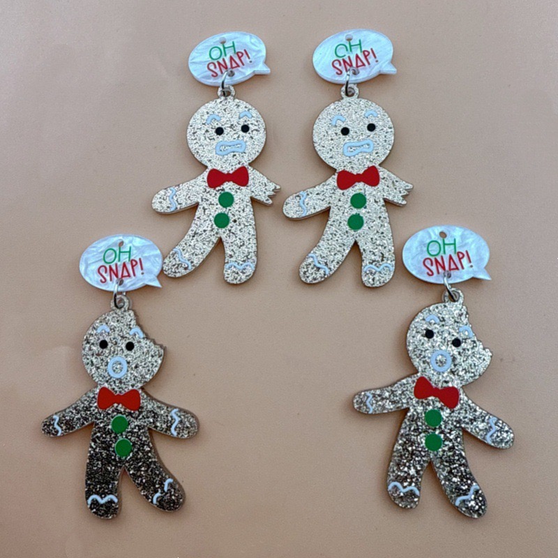 10pcs Cute Christmas Gingerbre - đánh giá và giá Jewelry Making Pendants