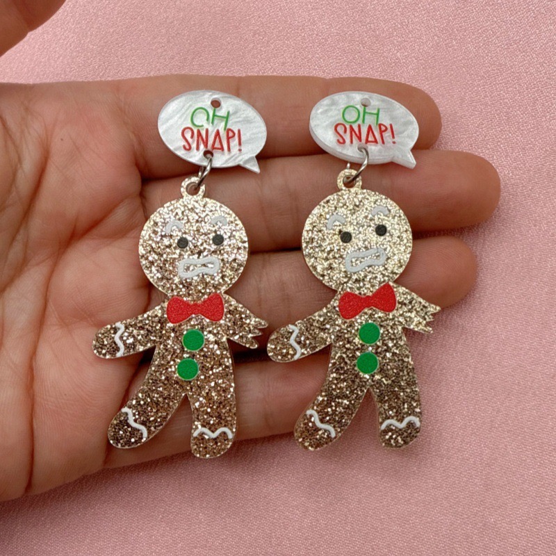10pcs Cute Christmas Gingerbre - đánh giá và giá Jewelry Making Pendants