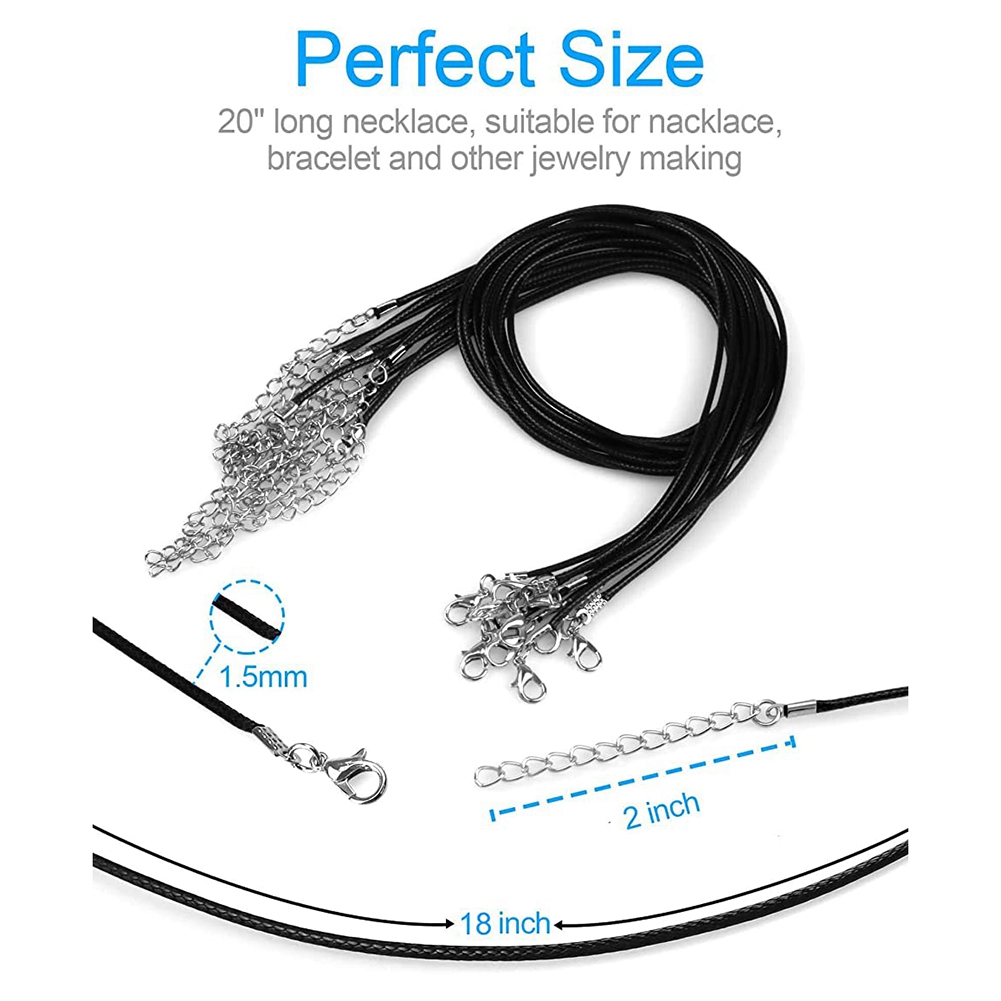 ABQR 24PCS Cord Necklace, 20 i - đánh giá và giá Jewelry Making Pendants