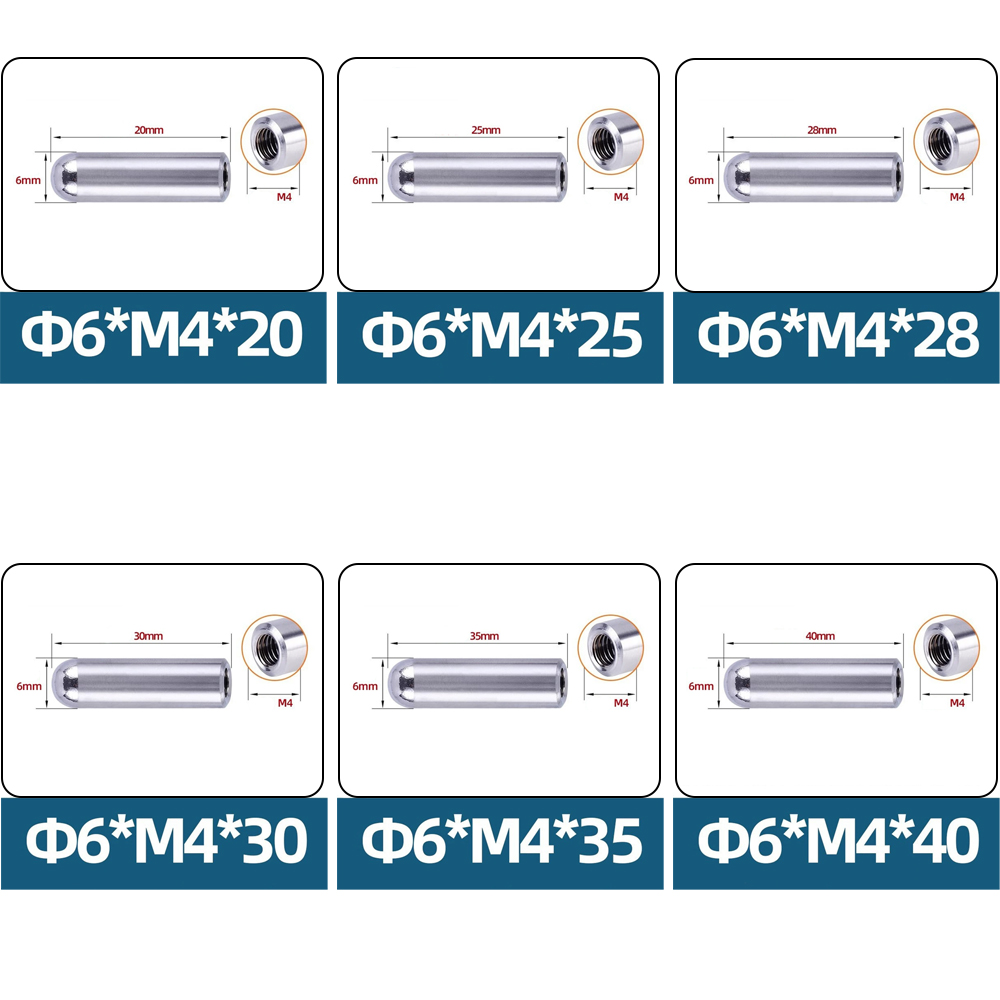 30/60PCS 304 SUS Internal Thre - đánh giá và giá Head Pin Assorted