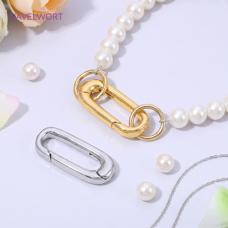 1/2/4Pcs 18K Gold Plated Oval  - đánh giá và giá Jewelry Making Designs
