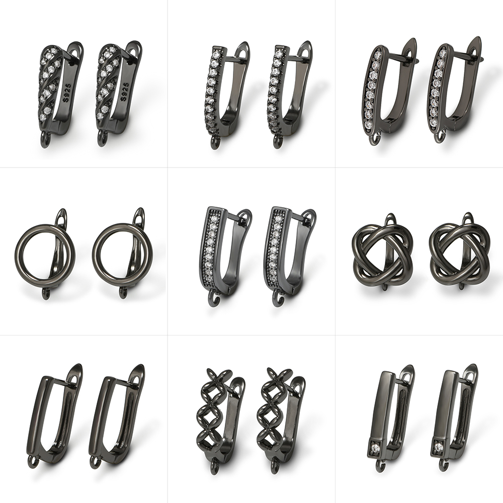 YANASI 1 Pair Gun Black  Brass - đánh giá và giá Jewelry Making Designs