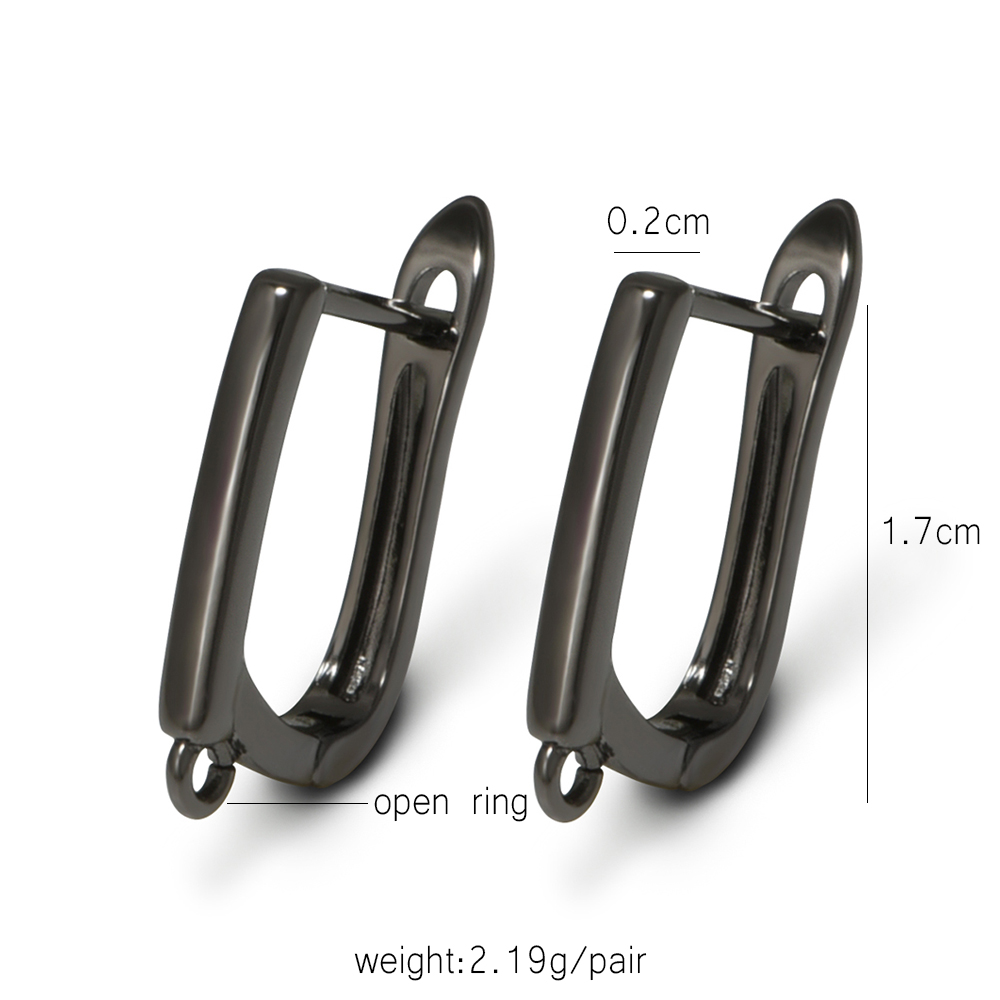 YANASI 1 Pair Gun Black  Brass - đánh giá và giá Jewelry Making Designs