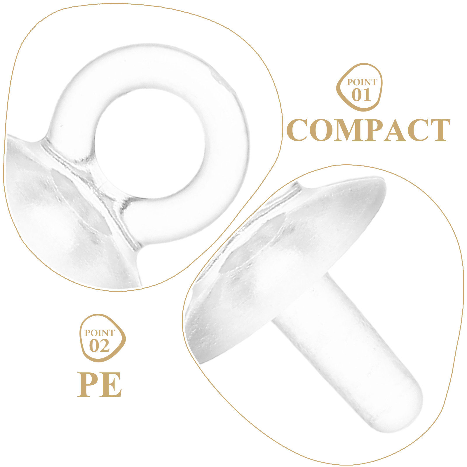 100Pcs Transparent Resin Cup E - đánh giá và giá Jewelry Making Resin