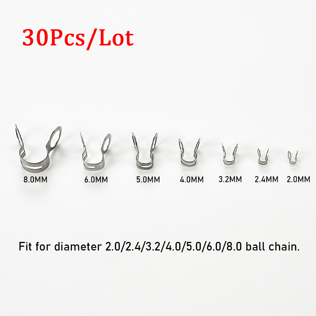 30Pcs Stainless Steel Ball Cha - đánh giá và giá Jewelry Making Designs