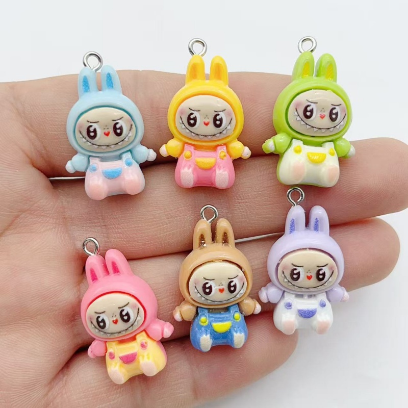 10Pcs Kawaii Rabbit Strawberry - đánh giá và giá Jewelry Making Resin