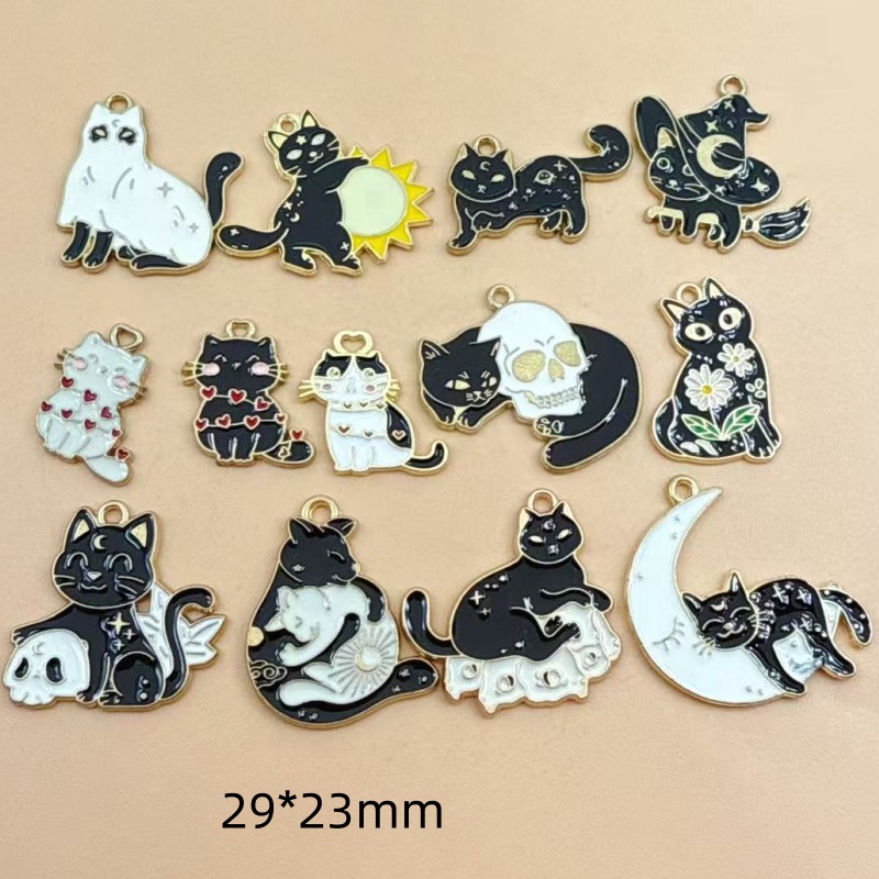 10pcs Original Alloy Enamel Bl - đánh giá và giá Jewelry Making Pendants