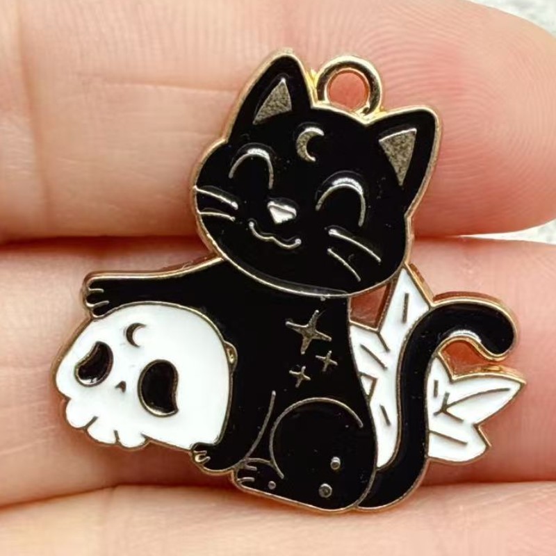 10pcs Original Alloy Enamel Bl - đánh giá và giá Jewelry Making Pendants