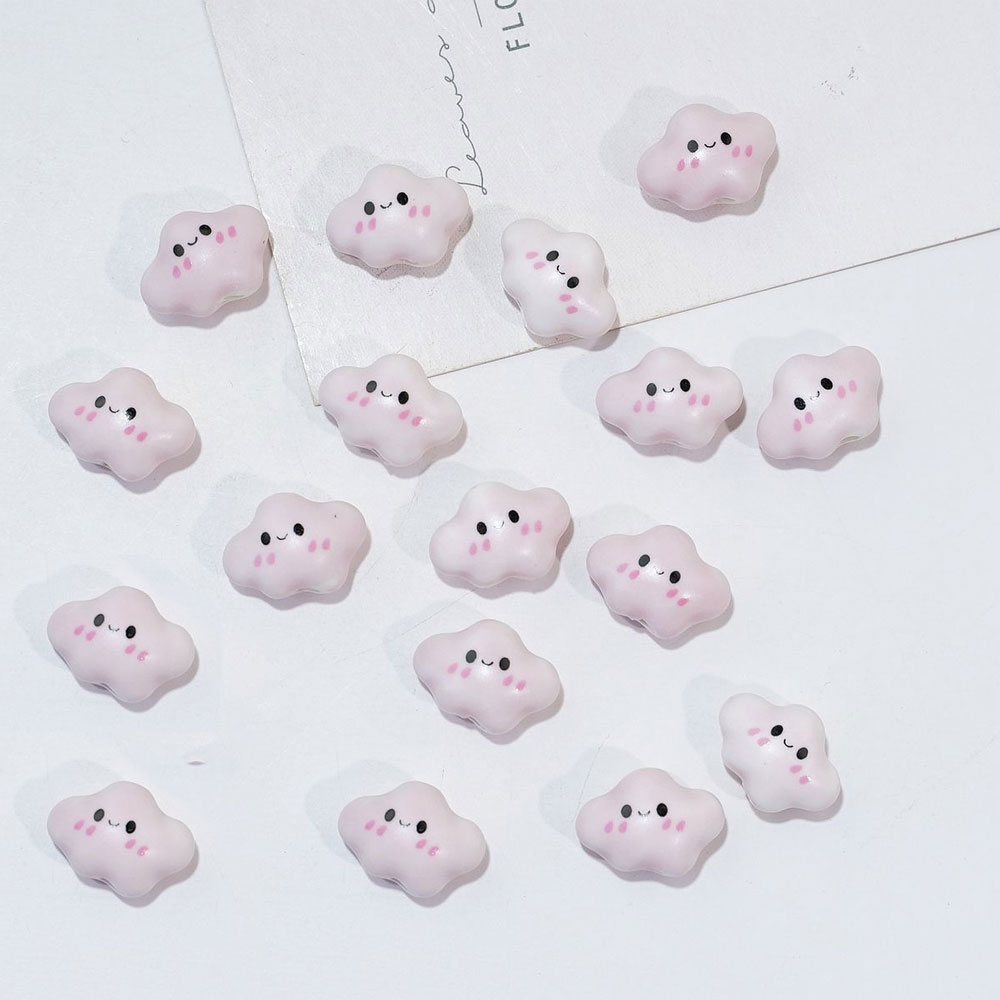 10pcs Colorful Chubby Smiling  - đánh giá và giá Jewelry Making Event