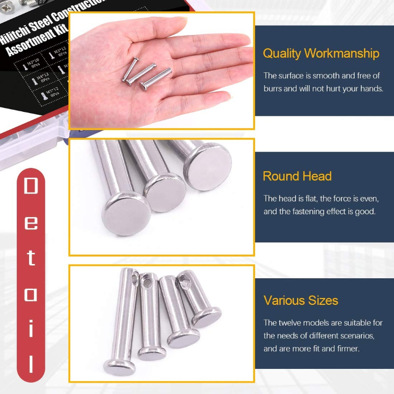 Flat Head Cylindrical Pin M3 M - đánh giá và giá Head Pin Assorted