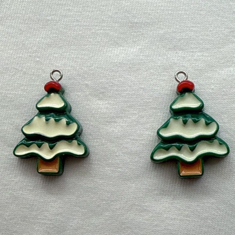 10pcs Christmas Cartoon Series - đánh giá và giá Jewelry Making Resin