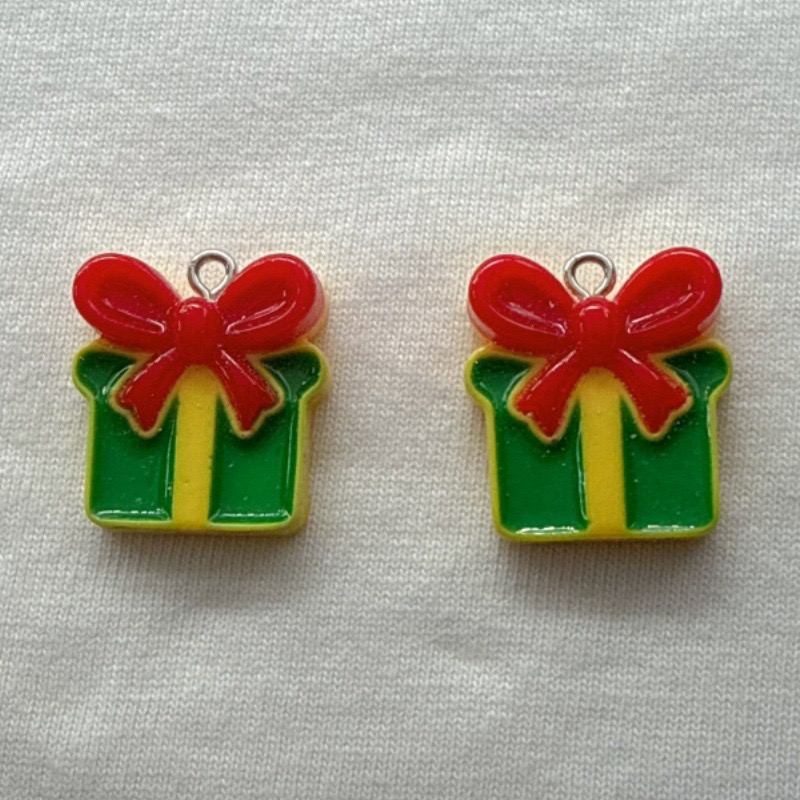 10pcs Christmas Cartoon Series - đánh giá và giá Jewelry Making Resin