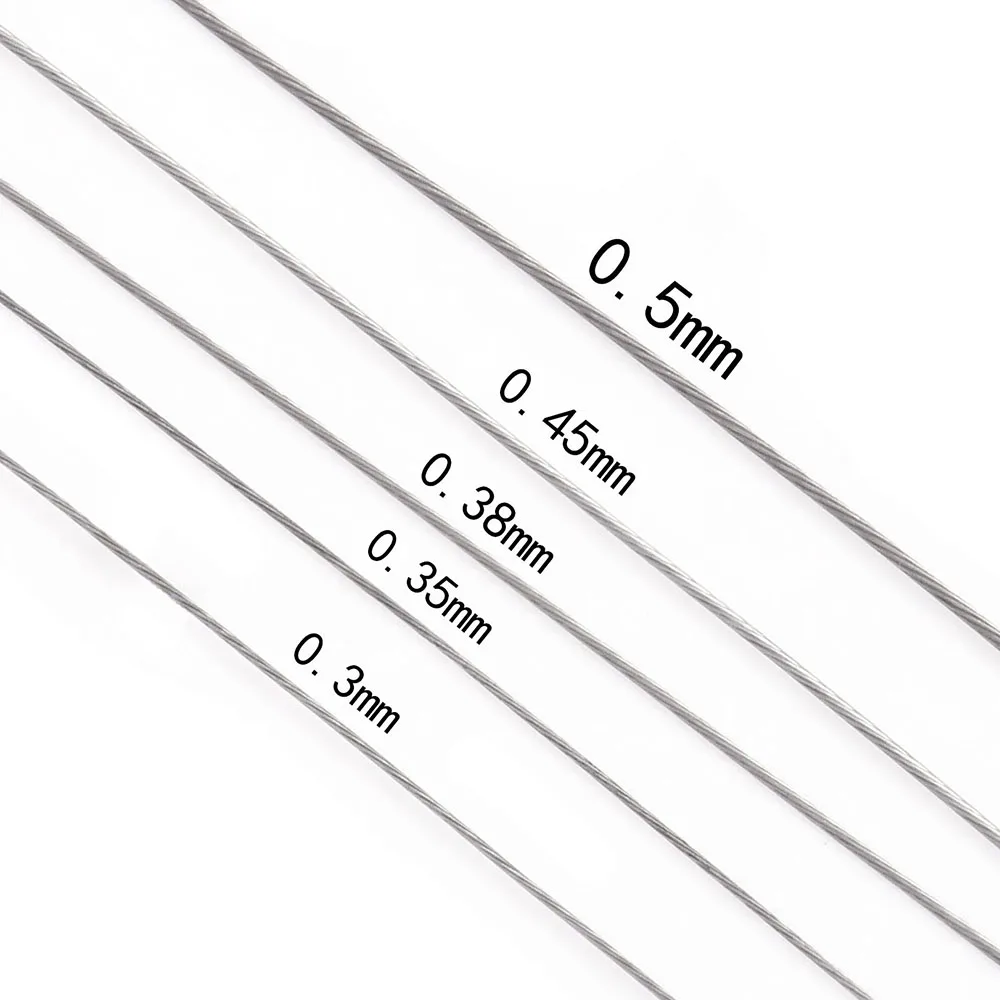 328 ft/100m 7 Strands Stainles - đánh giá và giá Jewelry Making Equipment