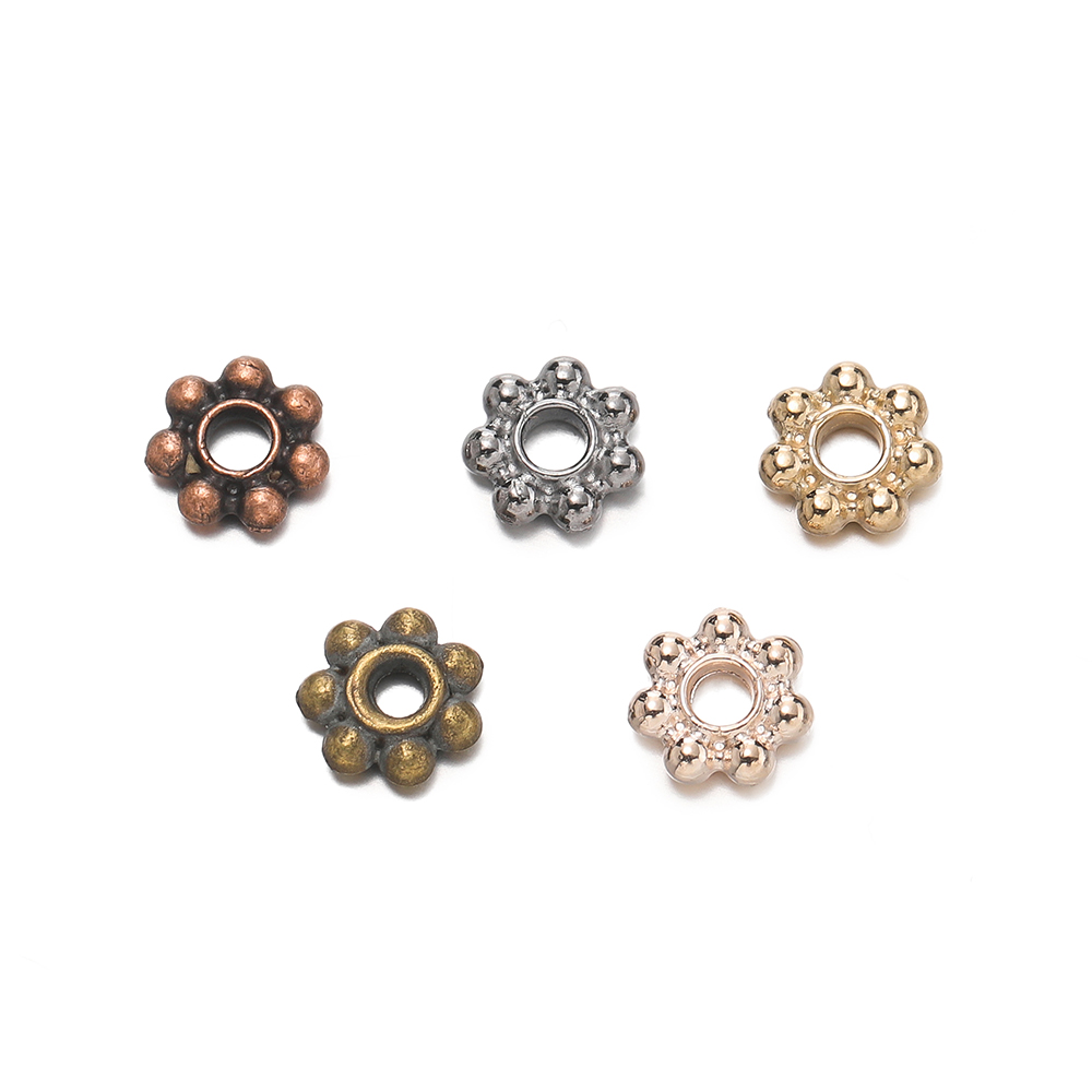 200pcs/lot 4/6mm Daisy Snowfla - đánh giá và giá Jewelry Making Equipment
