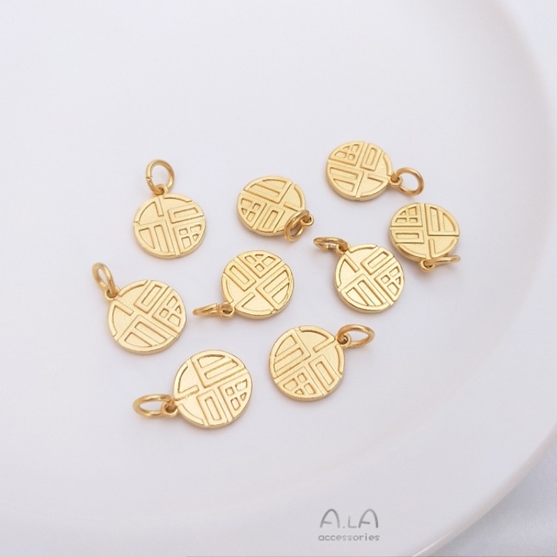 Vietnam Sand Gold Fu Character - đánh giá và giá Jewelry Making Vietnam